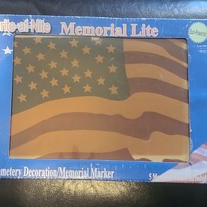 Cemetery decoration/ memorial marker solar powered